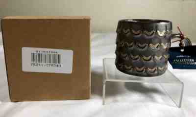 Starbucks 10oz Anniversary 2015 Mug Coffee Cup Mermaid 3D Gold Scales Metallic - Sold on eBay Jan, 12th 2020 for $15.99