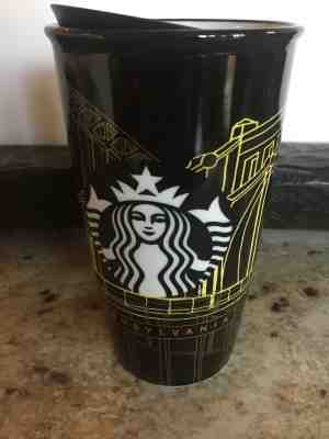 Starbucks 2016 Pennsylvania Double Wall12 oz.Traveler Tumbler "Local Collection" - Sold on eBay Jan, 12th 2020 for $42.95