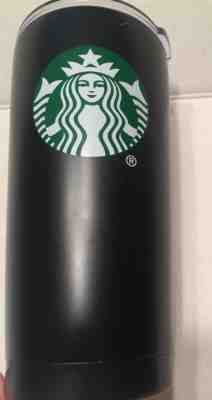 Starbucks 2017 Stainless Black 20 oz Travel Tumbler Lid Siren Mermaid - Sold on eBay Jan, 12th 2020 for $17.50