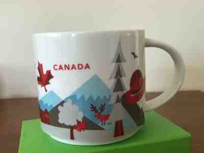 New (unused) Starbucks Mug CANADA You Are Here Collection Coffee Cup 14 oz NIB ! - Sold on eBay Jan, 12th 2020 for $15.00