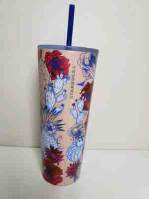 Starbucks Cactus Flower Stainless Steel Tumbler 24 oz - Sold on eBay Jan, 12th 2020 for $37.00