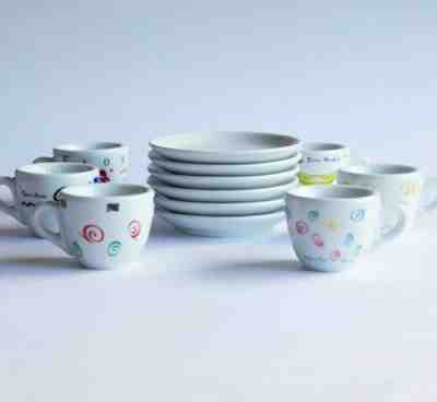 Starbucks D Reinhart Espresso Cups & Saucers Set Of 6 Set Italy, Demitasse - Sold on eBay Jan, 12th 2020 for $30.00