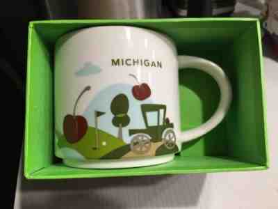 NIB With SKU STARBUCKS DETROIT MICHIGAN USA  You Are Here (YAH)  14 Oz Mug. Rare - Sold on eBay Jan, 12th 2020 for $29.99