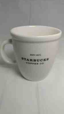  Starbucks Co Est 1971 BARISTA White Coffee MUG Cup LARGE 16 oz. 2001 - Sold on eBay Jan, 12th 2020 for $16.95