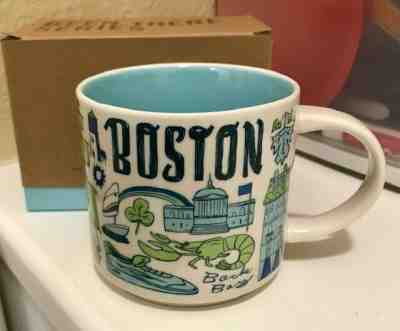Starbucks BEEN THERE Series - Boston 14oz Mug  - New in Box - Sold on eBay Jan, 12th 2020 for $21.50