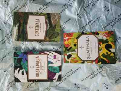 Starbucks Roastery Reserve Capital Hill RARE GUATEMALA Coffee Cards Vintage  - Sold on eBay Jan, 12th 2020 for $15.00