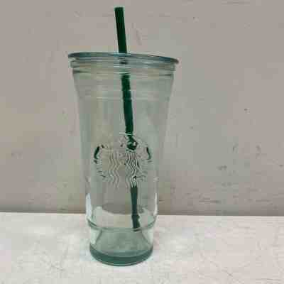 Starbucks Recycled Glass 20oz Venti Cold Cup Tumbler w/ Lid Iced Coffee Spain - Sold on eBay Jan, 11th 2020 for $59.95