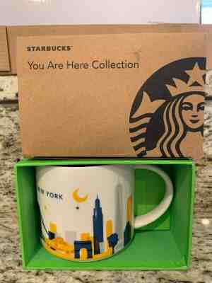 NEW Starbucks Coffee Mug You Are Here Collection NEW YORK 14oz - Sold on eBay Jan, 12th 2020 for $15.00