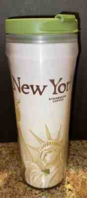 STARBUCKS Global Icon Cities NEW YORK 2008 Travel Tumbler Coffee Mug Cup 12 oz - Sold on eBay Jan, 11th 2020 for $19.99