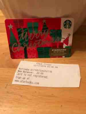 Starbucks $20 Gift Card - Sold on eBay Jan, 11th 2020 for $16.50