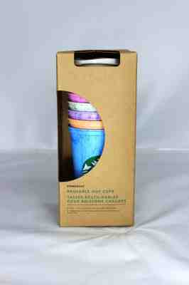 NEW Starbucks Summer 2019 Marble Rainbow Reusable Grande Hot Cups 6 Piece Set - Sold on eBay Jan, 11th 2020 for $27.30