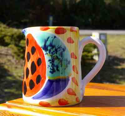 Starbucks Coffee Company Ciao Italya Pitcher by Bellini Hand Painted in Italy - Sold on eBay Jan, 11th 2020 for $32.00