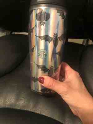 Starbucks 2002 Halloween Flying Bats Tumbler - Sold on eBay Jan, 11th 2020 for $20.00
