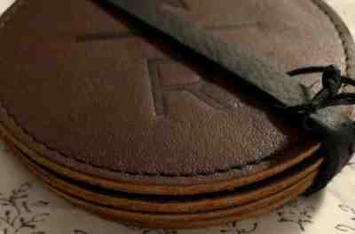 Starbucks Reserve Roastery Leather Cup Mug Coasters Hardmill Made In USA NWT - Sold on eBay Jan, 11th 2020 for $49.50
