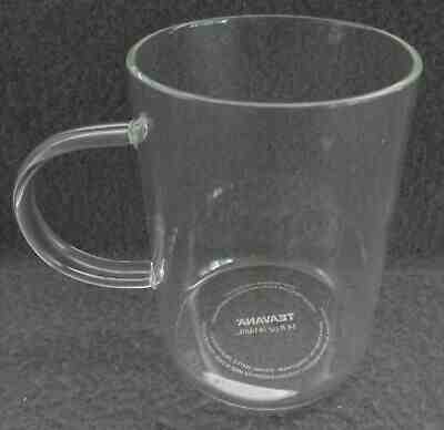 Teavana 14 Fl Oz Clear Cup Mug Tea Coffee 2015 Modern Glass Sleek Thin Starbucks - Sold on eBay Jan, 11th 2020 for $17.49