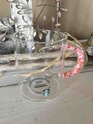 Brand New *Rare* Starbucks 2020 Valentine's Day Clear Glass 12oz Mug Limited Ed. - Sold on eBay Jan, 11th 2020 for $29.99