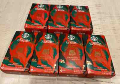 7 Starbucks Via Christmas Blend Vintage 2019 Instant Coffee 84 Packs - Sold on eBay Jan, 11th 2020 for $69.99