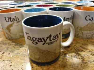 Starbucks TAGAYTAY Icon Series Mug 2011 MIC, new w SKU, 16 oz Discontinued - Sold on eBay Jan, 11th 2020 for $25.00