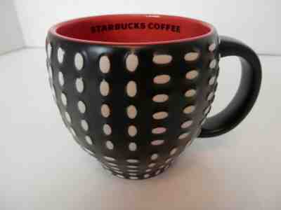 Starbucks Black & White Studded Coffee Cup Mug EUC Free Shipping-Bone China - Sold on eBay Jan, 11th 2020 for $15.99