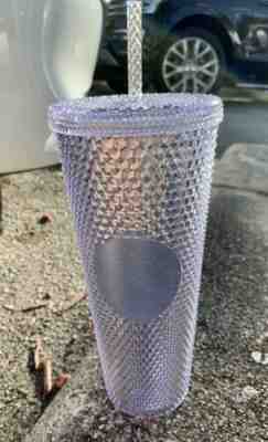 2019 Starbucks Studded Tumbler Platinum Iridescent 24 oz Cold Cup Holiday Silver - Sold on eBay Jan, 11th 2020 for $34.99