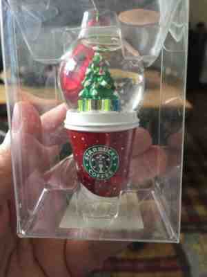 Rare Starbucks 2006 Holiday Snow Globe Ornament Red To Go Cup Christmas Tree! - Sold on eBay Jan, 9th 2020 for $42.00