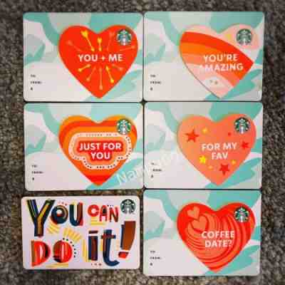 Starbucks Card Paper Valentine 2020 Die Cut Thailand Pin intacted w/sleeve - Sold on eBay Jan, 14th 2020 for $15.59