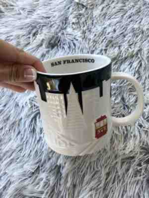  Starbucks Mug 2012 SAN FRANCISCO Skyline - CITY RELIEF Collector Series White w - Sold on eBay Jan, 14th 2020 for $19.00