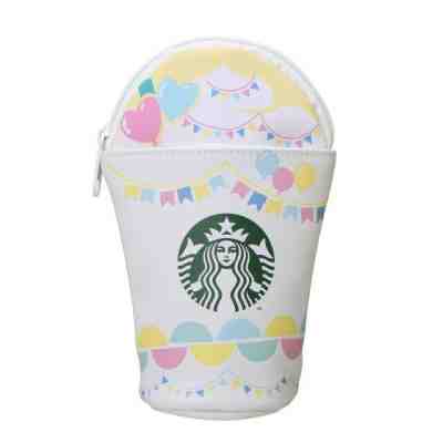 Starbucks JAPAN Pencil Case shape Frappuccino Pouch Bag White Summer Pen 2019 - Sold on eBay Jan, 13th 2020 for $31.66