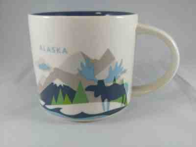Starbucks Coffee 2014 ALASKA 14oz YAH You Are Here Series Collectors Mug  - Sold on eBay Jan, 13th 2020 for $31.99