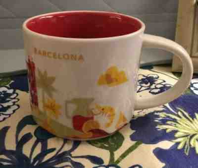 STARBUCKS ~ Barcelona ~ "You Are Here" Icon Mug (NEW No Box)14 Oz Spain - Sold on eBay Jan, 13th 2020 for $34.99