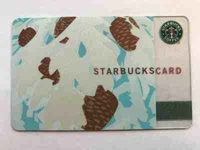 2002 Starbucks Gift Card Pinecones Unused No Value Pin Hidden 6008 - Sold on eBay Jan, 13th 2020 for $19.99