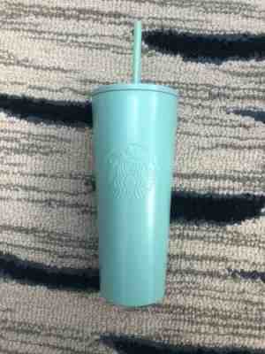 NEW 2019 SUMMER STARBUCKS COLD CUP TIFFANY BLUE STAINLESS STEEL TUMBLER 16oz - Sold on eBay Jan, 13th 2020 for $44.99
