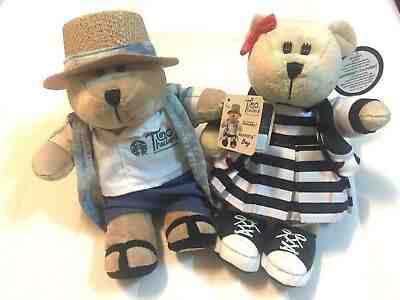2 Starbucks bearista bear boy 20th Thailand & Alice and Olivia bear card ed 2018 - Sold on eBay Jan, 13th 2020 for $59.99