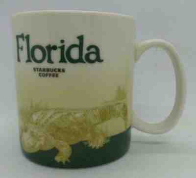 Starbucks 16 oz Coffee Mug 2012 Florida with Alligator New without Box - Sold on eBay Jan, 13th 2020 for $19.99