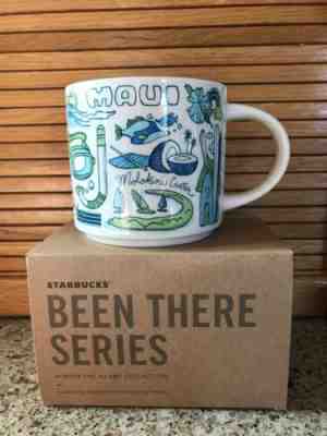 NEW In Box 2018 Starbucks MAUI Hawaii  Been There Series 14 Oz Ceramic Cup Mug - Sold on eBay Jan, 13th 2020 for $26.99