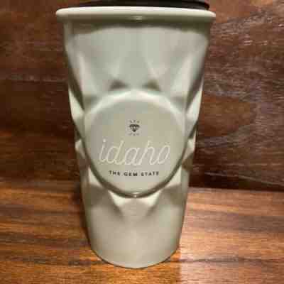 STARBUCKS IDAHO THE GEM STATE CERAMIC TRAVEL TUMBLER MINT! - Sold on eBay Jan, 13th 2020 for $49.99