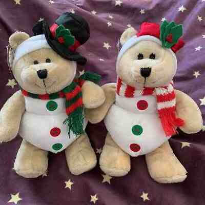 Starbucks Bearista Snow bear lister Boy Girl Snowman - Sold on eBay Jan, 13th 2020 for $120.00