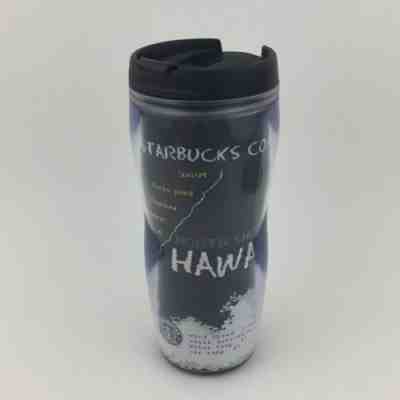 Rare 2004 Starbucks Coffee Hawaii North Shore Surfer Travel Tumbler 16oz 8" Tall - Sold on eBay Jan, 13th 2020 for $23.16