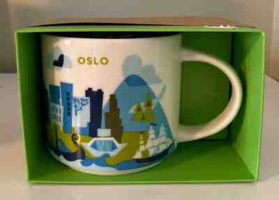 STARBUCKS Mug - You Are Here Collection - OSLO - Brand New 14oz