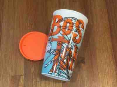 2017 Starbucks Boston Double Wall Local Collection 12oz Orange Lobster Tumbler - Sold on eBay Jan, 13th 2020 for $35.00