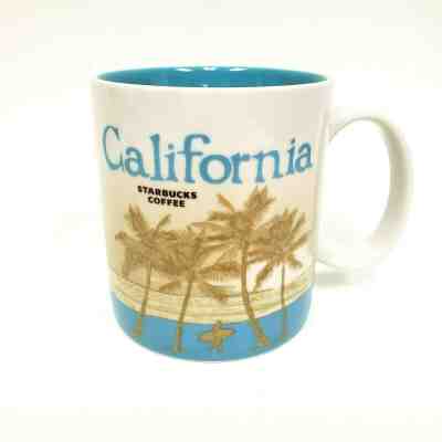 Starbucks CALIFORNIA Global Icon City Collector Coffee Mug Cup 2010 PALM TREE - Sold on eBay Jan, 13th 2020 for $23.95