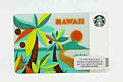 Starbucks Coffee 2010 Gift Card Hawaii Diamond Head Trees Zero Balance No Value - Sold on eBay Jan, 13th 2020 for $16.99