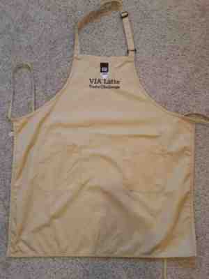 Starbucks Apron Via Latte Khaki Tan Taste Challenge Employee RARE! - Sold on eBay Jan, 13th 2020 for $20.00