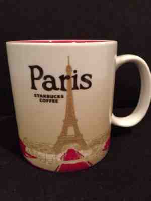 STARBUCKS 16oz Paris Coffee Cup Mug Collector Series 2015 - Sold on eBay Jan, 13th 2020 for $15.00