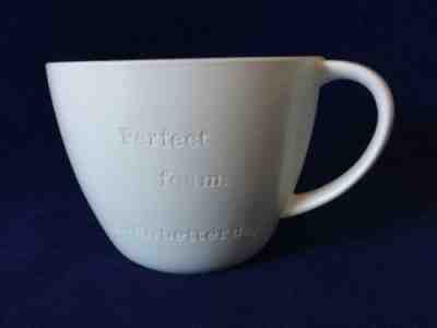 Set of 4 White STARBUCKS 2013 12 fl oz PERFECT FOAM Coffee Mugs/Tea Cups - Sold on eBay Jan, 13th 2020 for $39.99