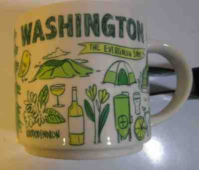Starbucks Washington Mug Been There Series 2018 Coffee Mug Collectible  - Sold on eBay Jan, 13th 2020 for $22.99