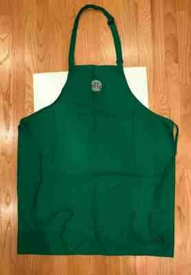 Authentic Starbucks Coffee Green Barista Apron with Embroidered Mermaid Logo - Sold on eBay Jan, 13th 2020 for $18.00