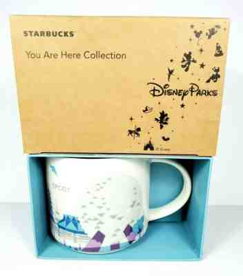 Starbucks You Are Here 14 oz Disney Parks Epcot Mug Retired SKU Silver Monorail - Sold on eBay Jan, 13th 2020 for $55.00