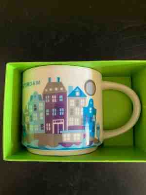 Starbucks You Are Here Collection Amsterdam Ceramic Coffee Mug New Box with SKU - Sold on eBay Jan, 13th 2020 for $45.00