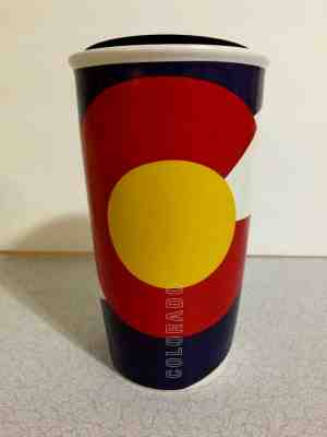 Starbucks Colorado State Flag Travel Coffee To Go Mug  - Sold on eBay Jan, 13th 2020 for $19.99
